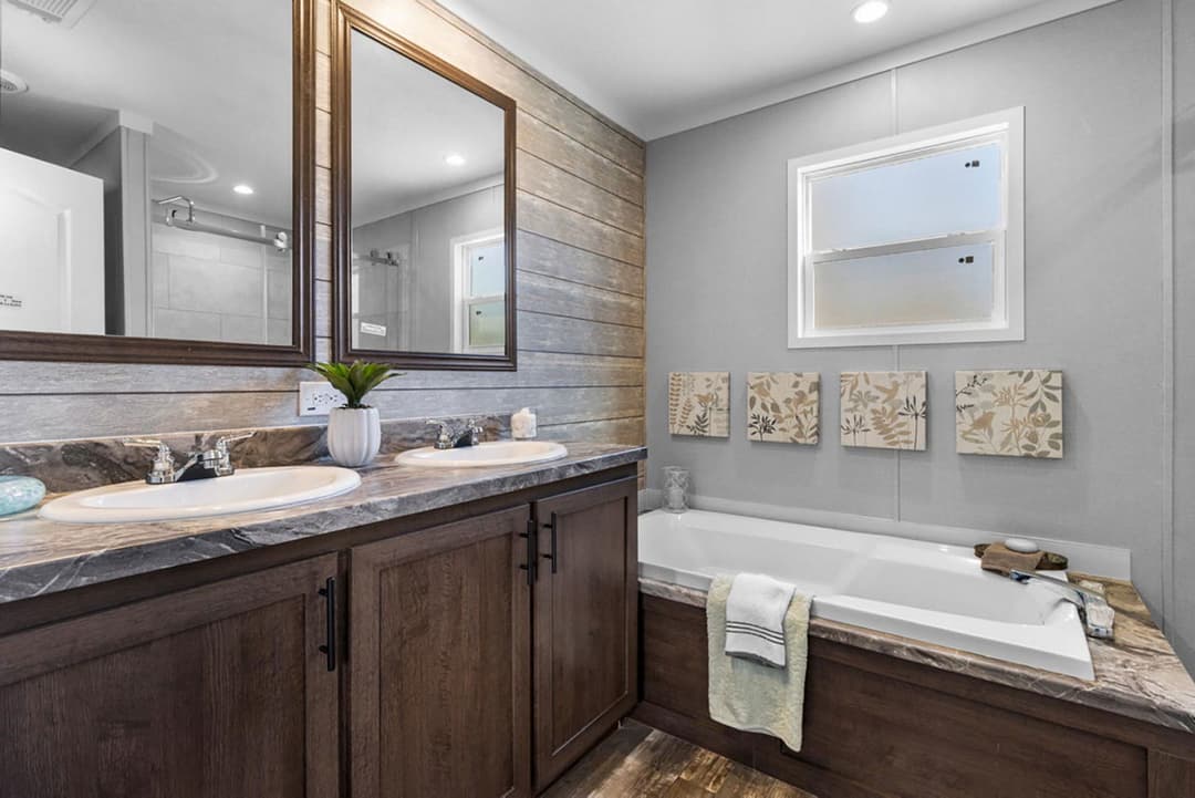 The frenchman bathroom home features
