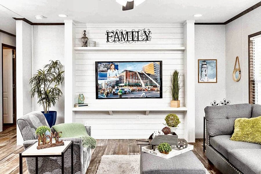 The whitehaven interior home features