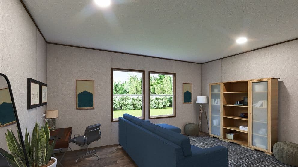 Redwood interior home features