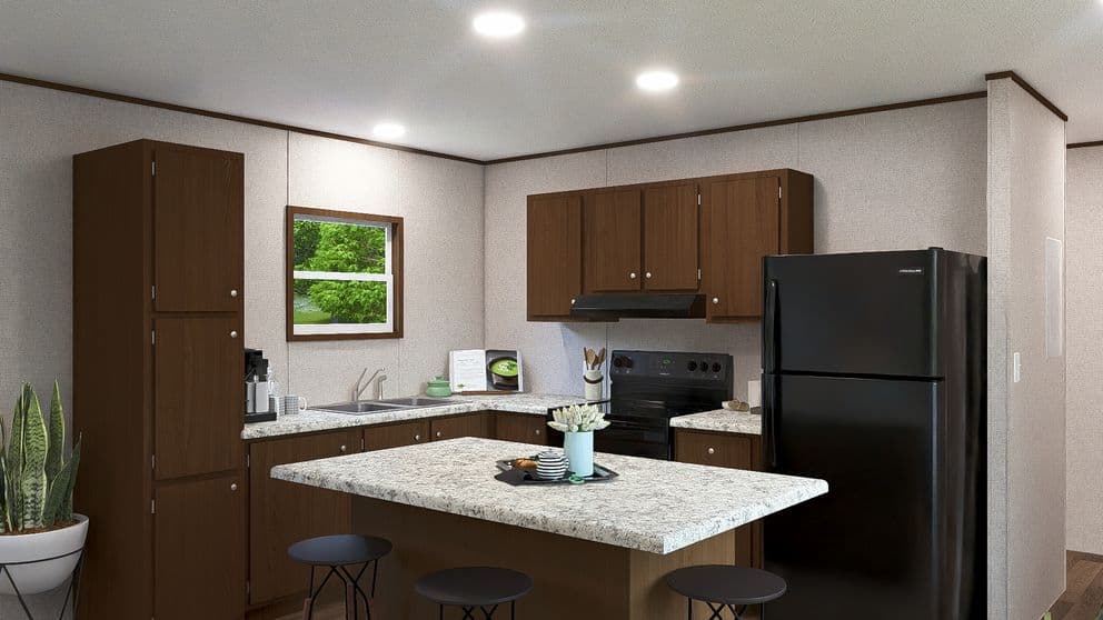 Birch kitchen home features
