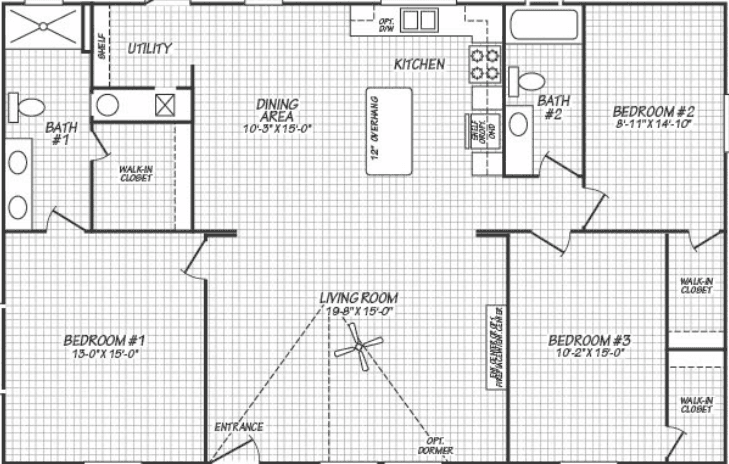 Valu premier 32563g floor plan home features