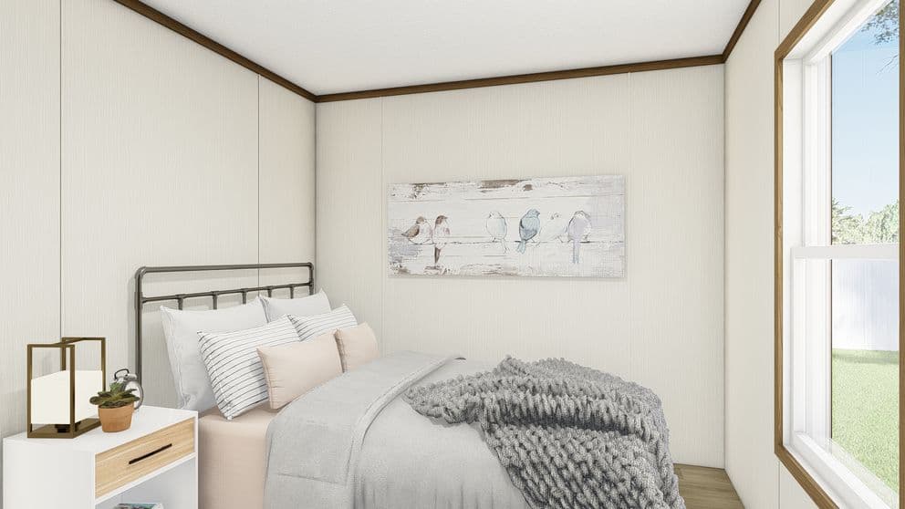 Glimpse bedroom home features