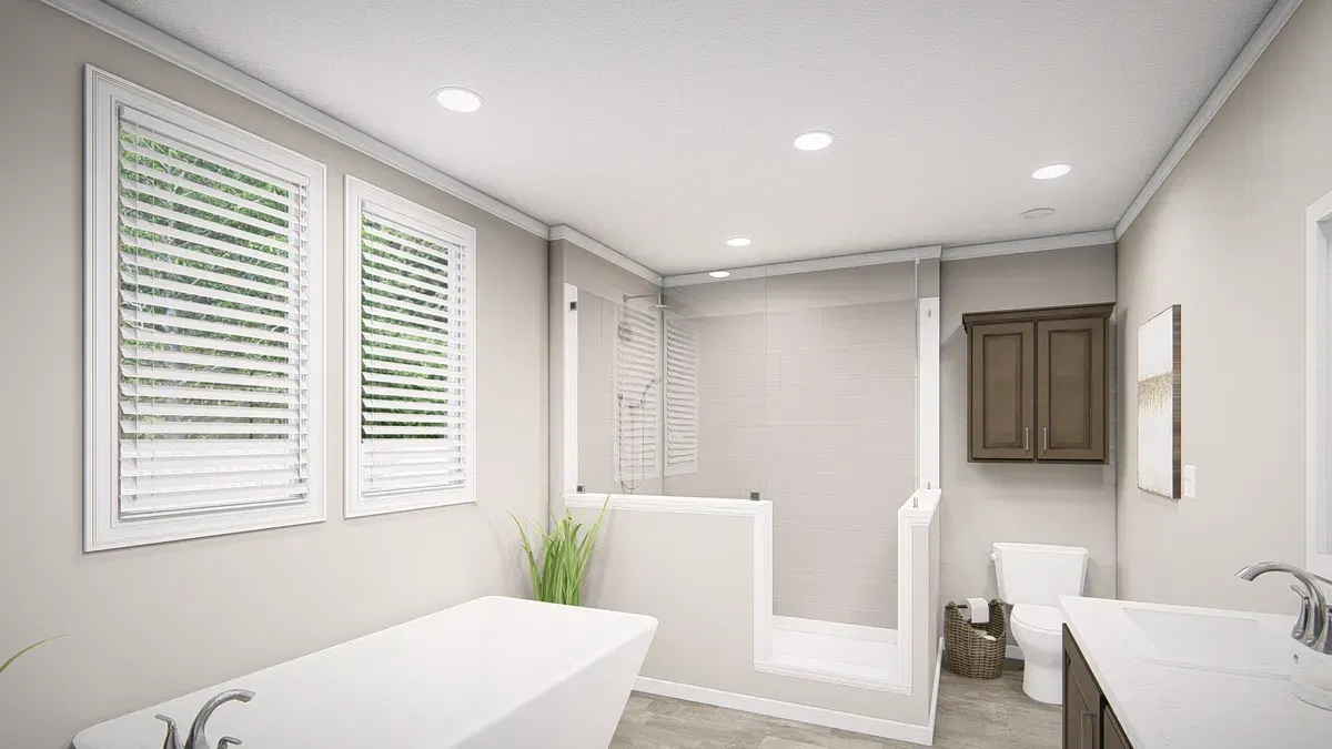 The valhalla bathroom home features