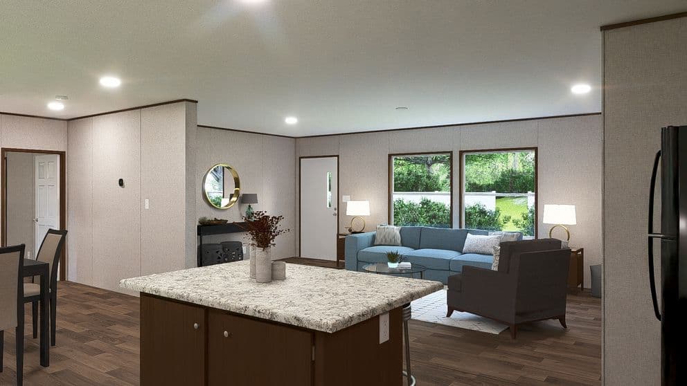 Spruce interior home features