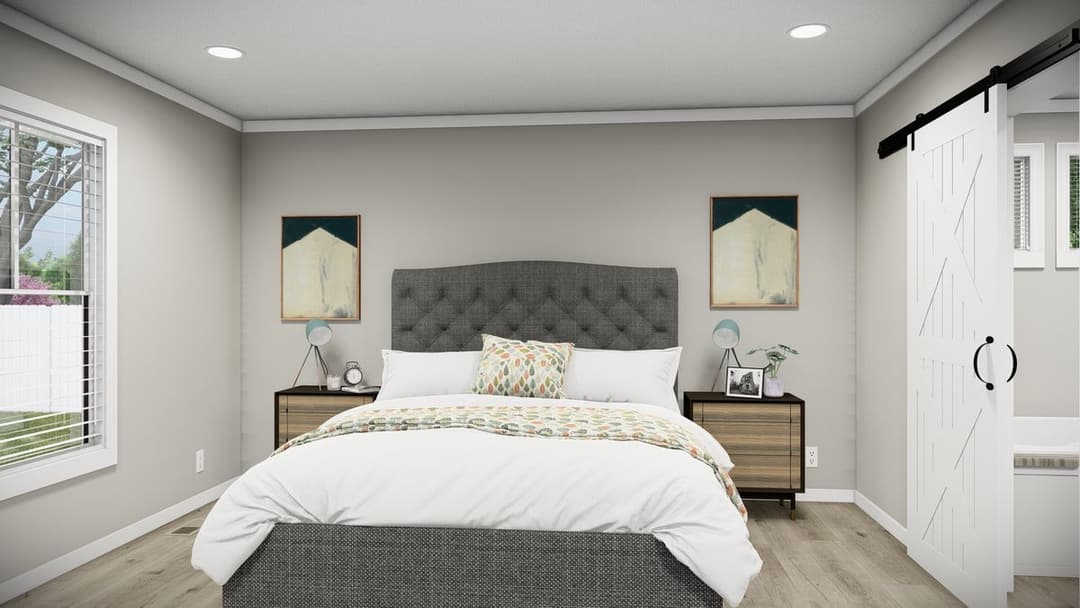 The revere bedroom home features