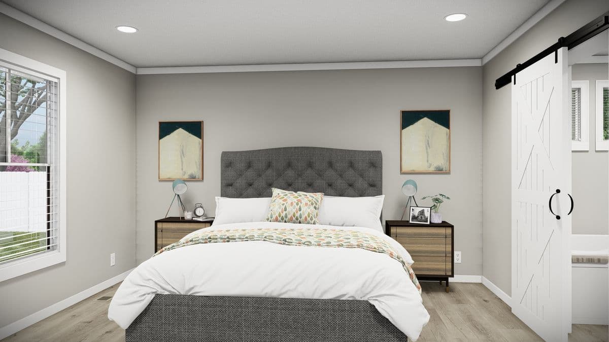 The revere bedroom home features