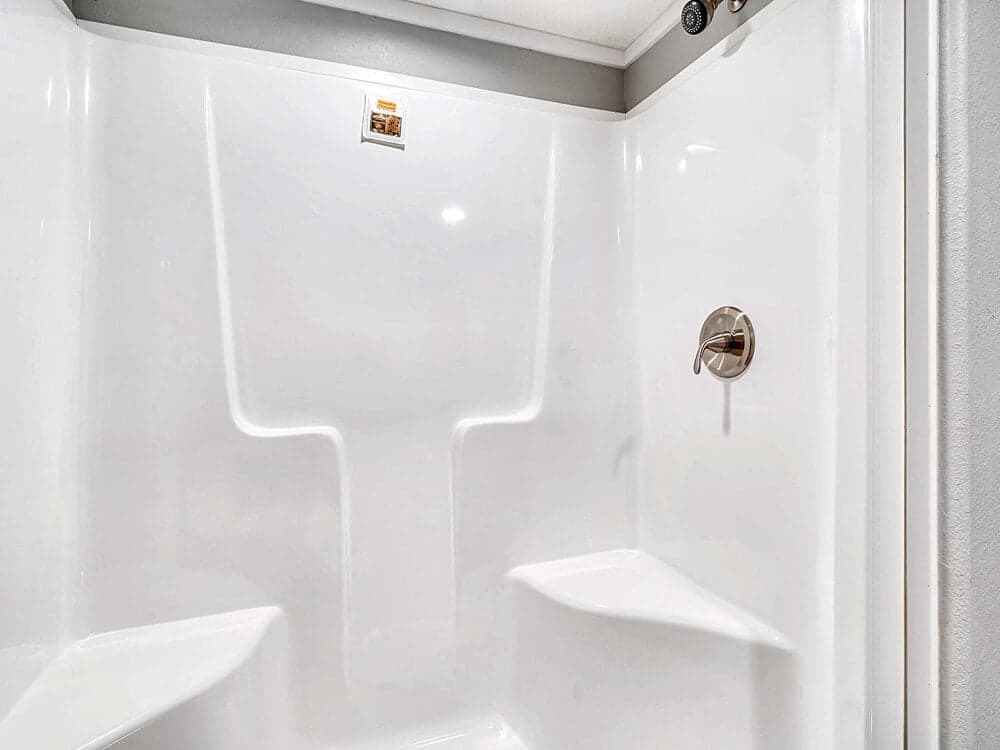 The copperwood bathroom home features