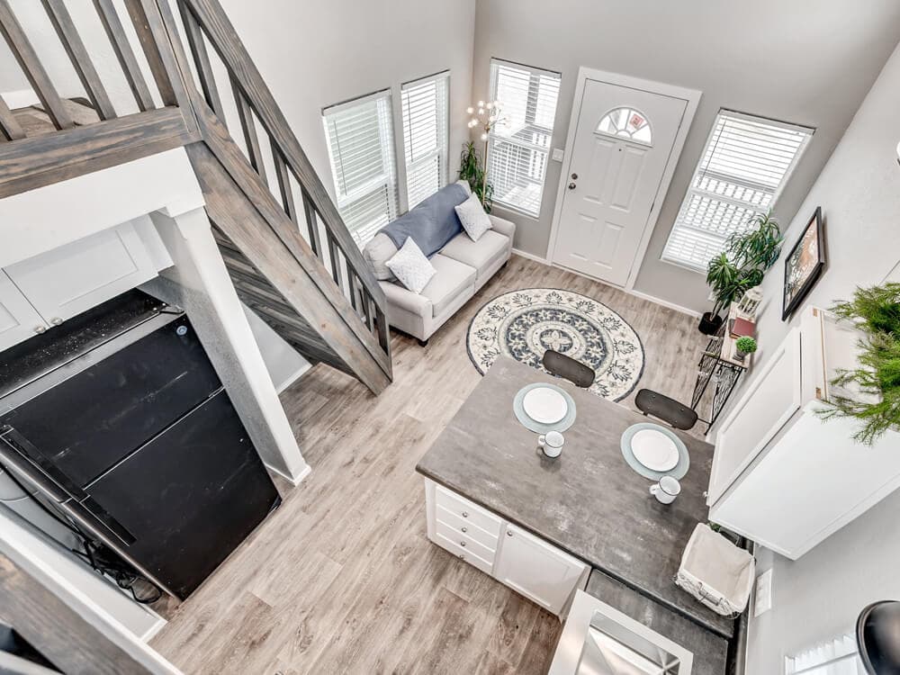 The anderson interior home features