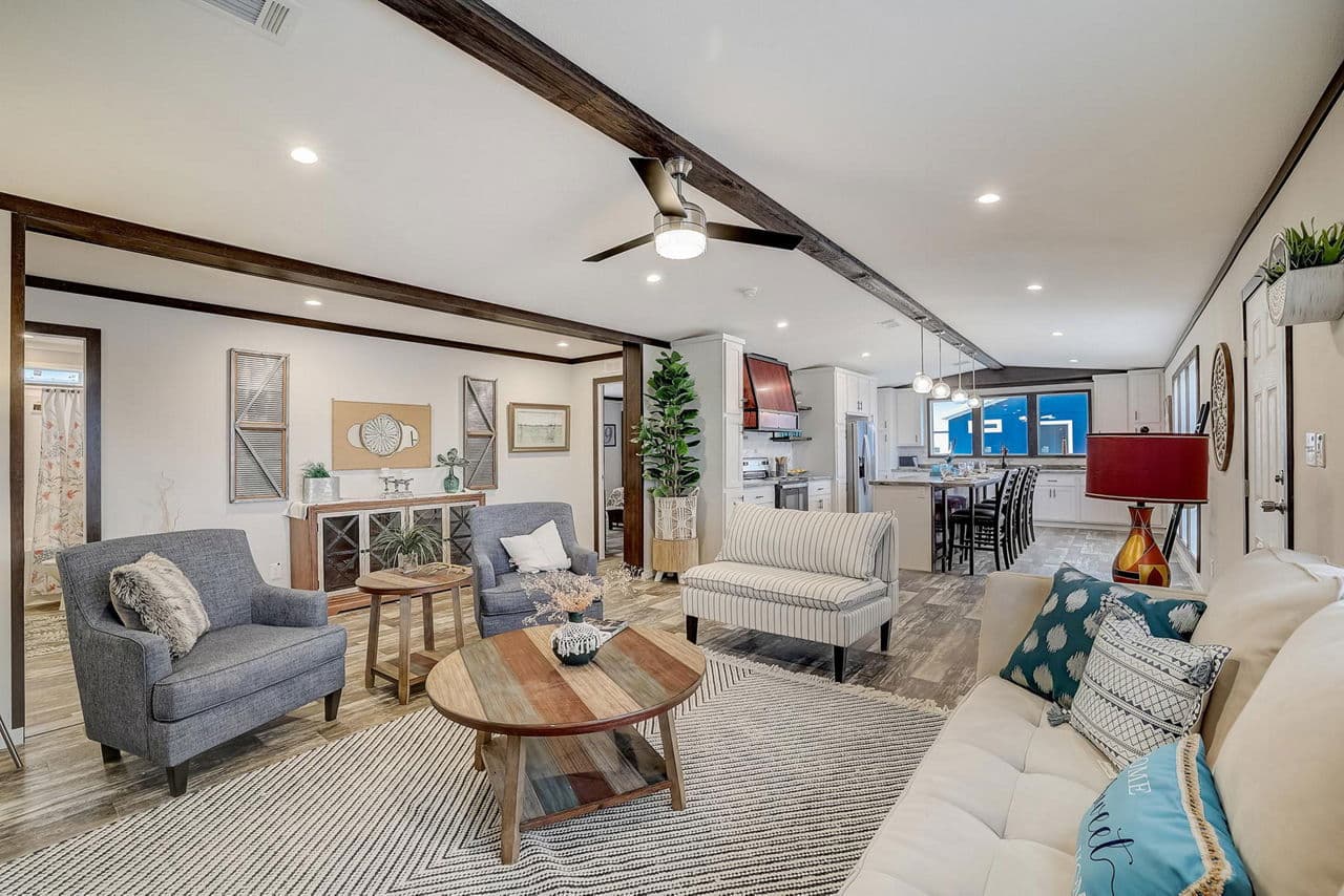 The saint interior home features