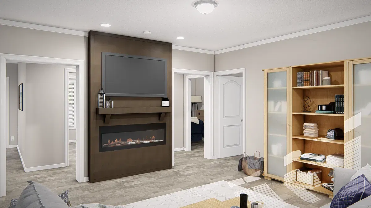 The valhalla interior home features