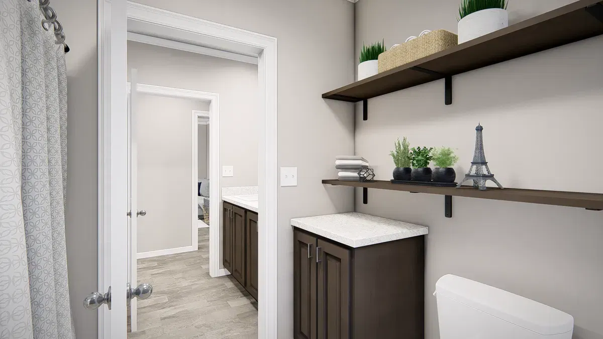 The valhalla bathroom home features