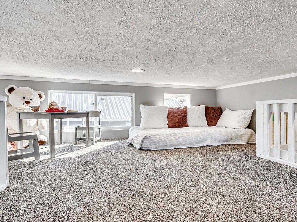 The copperwood interior home features