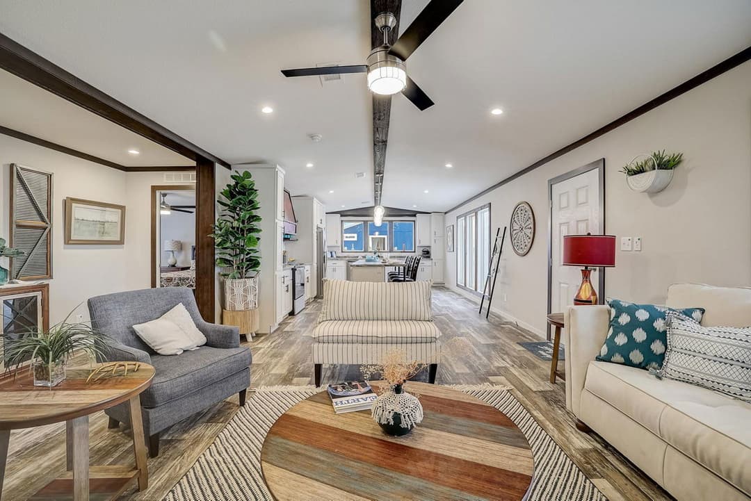 The saint interior home features