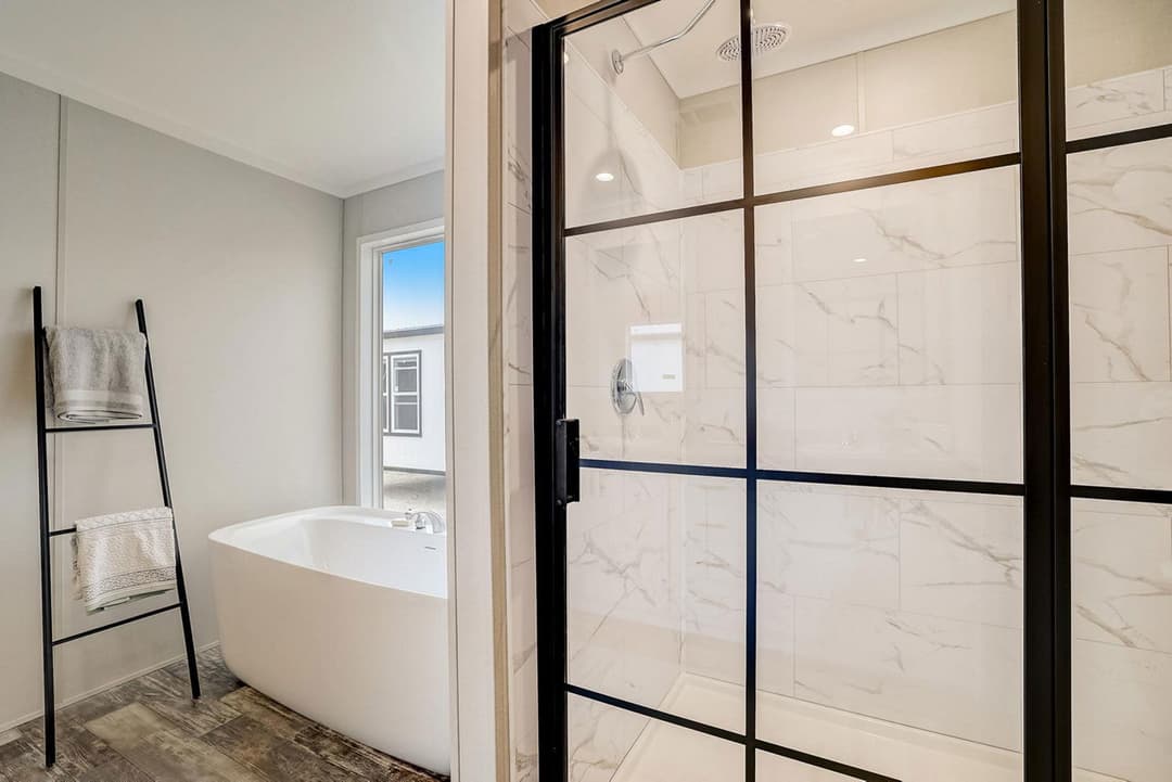 The saint bathroom home features