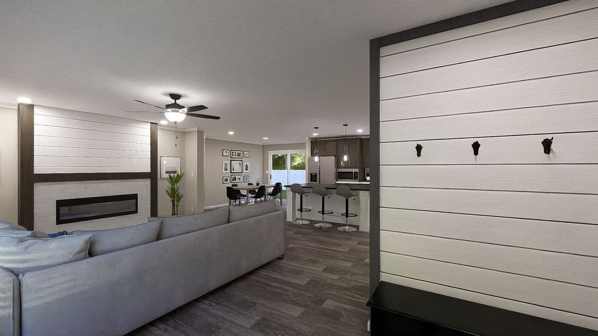 The lil' easy interior home features