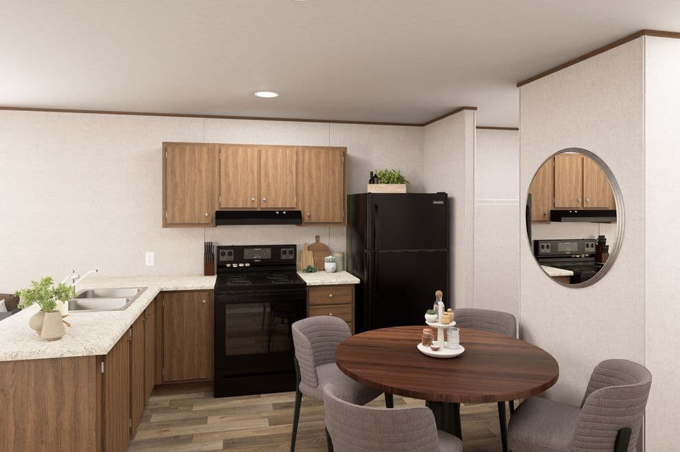 Hickory kitchen home features