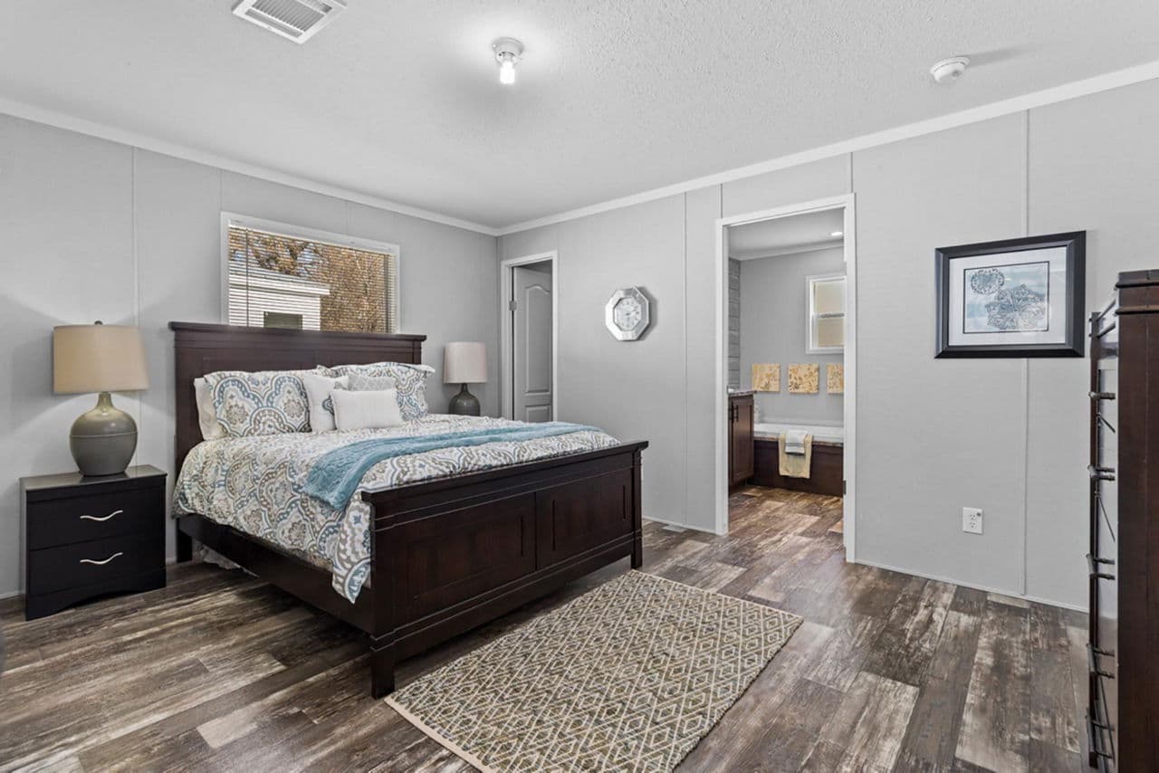 The frenchman bedroom home features