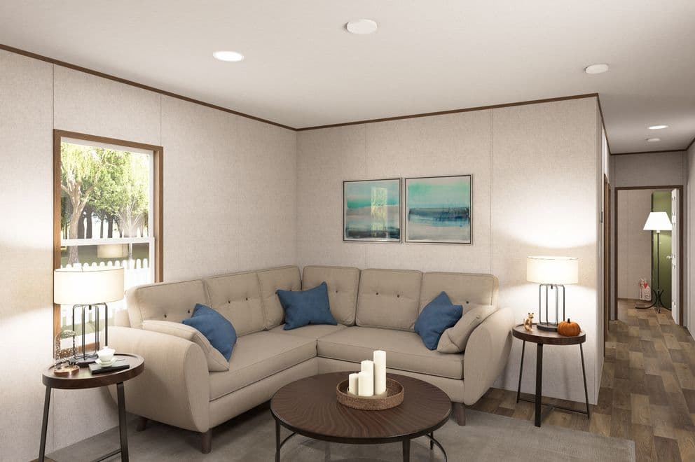 Hickory interior home features