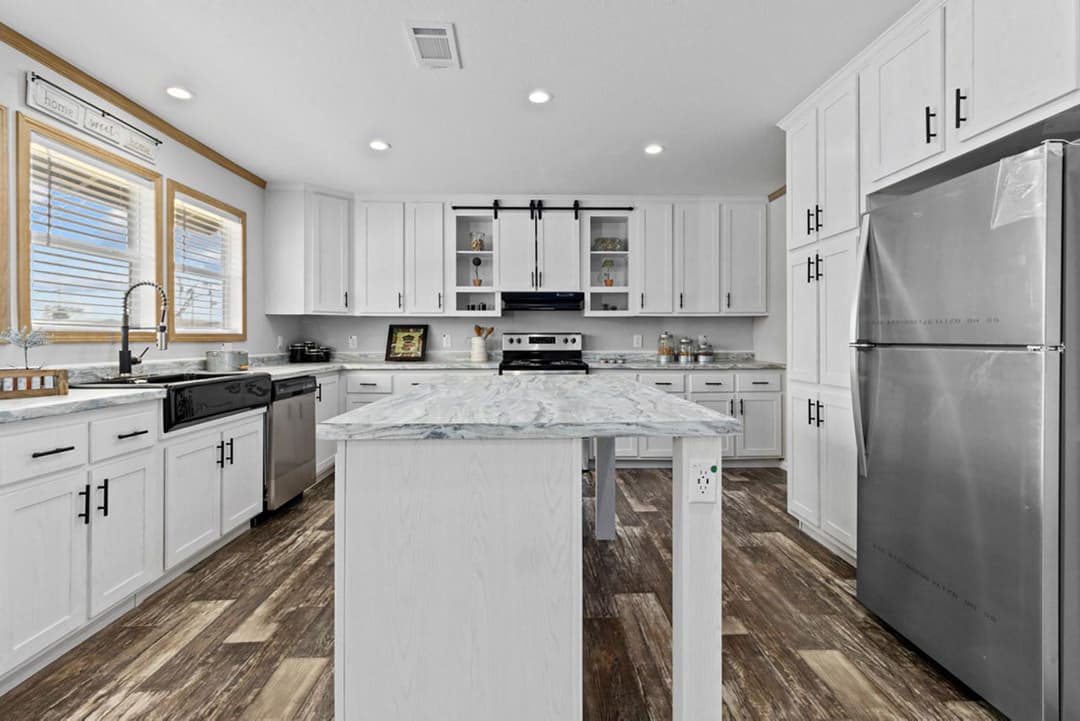 The magnolia kitchen and hero home features