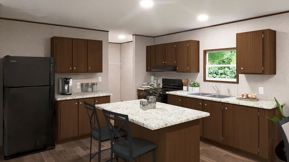 Maple kitchen home features